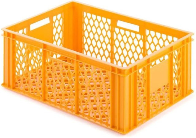 CHEFGASTRO Eurobehälter Bäcker- und Konditorenkasten Gelb-Orange, H x B x T: 25 x 40 x 60 cm - Bild 1