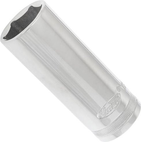 Vigour Steckschlüsseleinsatz lang V2591N 22 mm mit 1/2 Zoll Vierkant Aufnahme, Farbe Silber - Bild 1
