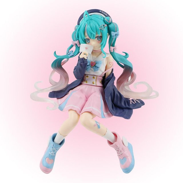 Yiran toy 1 Hatsune Miku Action Figur Rosa Sakura PVC - Bild 1