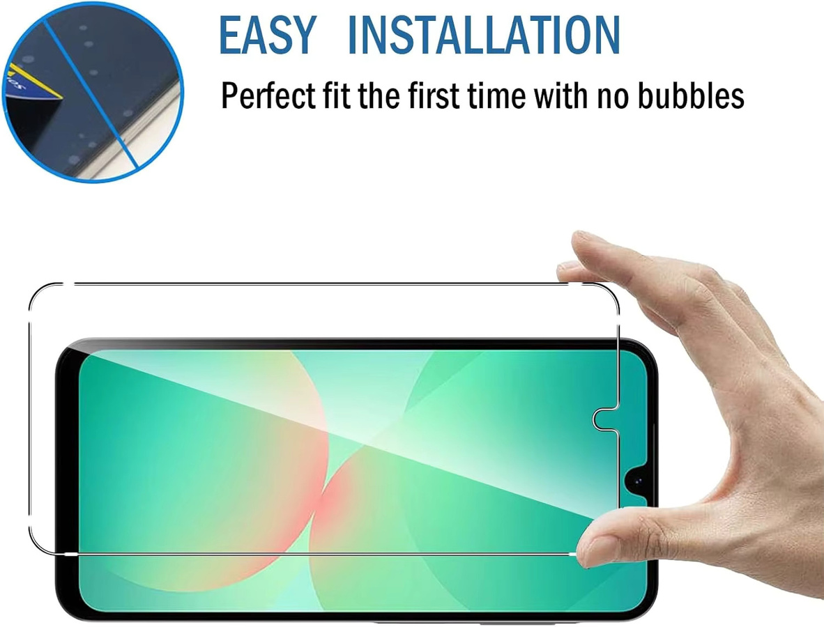 Samsung Galaxy A26 Displayschutzfolie aus gehärtetem Glas, 9H, transparent - Bild 4