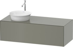 Duravit Waschtischunterschrank White Tulip Wandhängend in Mattgrau, B/T: 130 x 55 cm - Bild 1