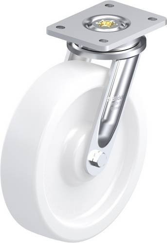 Blickle LO-SPO 250G Lenkrolle mit Kunststoffrad in Weiß, Rad-Durchmesser: 25 cm, Tragfähigkeit: 1200 kg - Bild 1