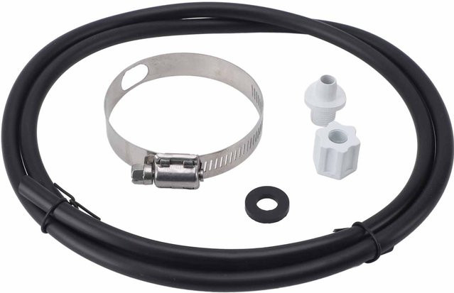 Hayward Chlorator Feeder Anschluss-Set mit Schlauch-Sattelklemme in Schwarz für Cl200 und Cl220 - Bild 1