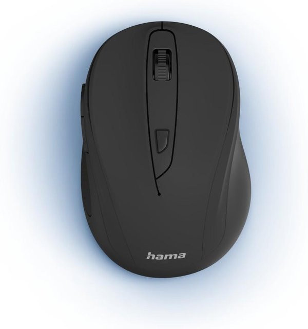 Hama Funkmaus MW-400 V2 Ergonomisch mit 6 Tasten und USB-Empfänger in Schwarz - Bild 3