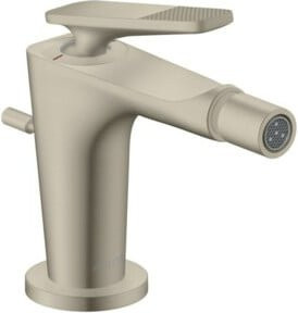 Hansgrohe Axor Citterio C cubic cut Bidet-Einhebelmischer in Beige mit Pop-up-Abfluss - Bild 1