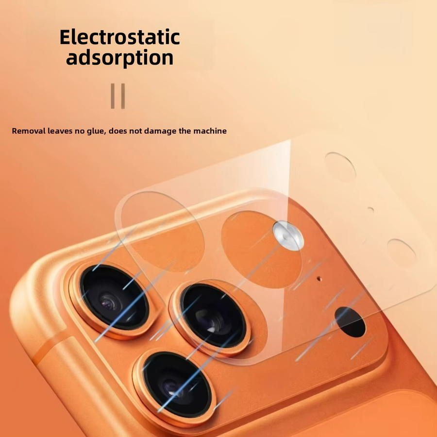 3er-Set Objektivschutz für Apple iPhone 17 Pro Max, iPhone 17 Pro und iPhone 17 Air, flexibler Weichfilm in Transparent, kratzfest - Bild 2