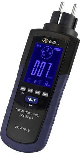 PCE Instruments Installationstester PCE-RCD 1 RCD-Tester in Schwarz - Bild 1