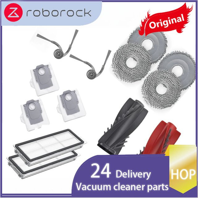 Roborock Qrevo Curv Zubehör Set mit Staubbeuteln, waschbarem Filter sowie Haupt- und Seitenbürsten in Multicolor - Bild 1