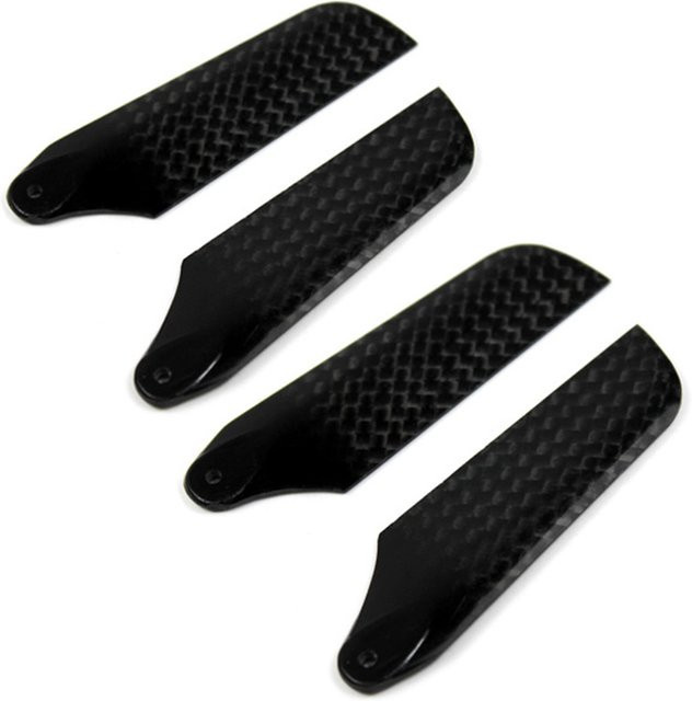 FY Tail Rotor Blades, 2 Paare, Carbon Fiber, 62mm - Bild 1