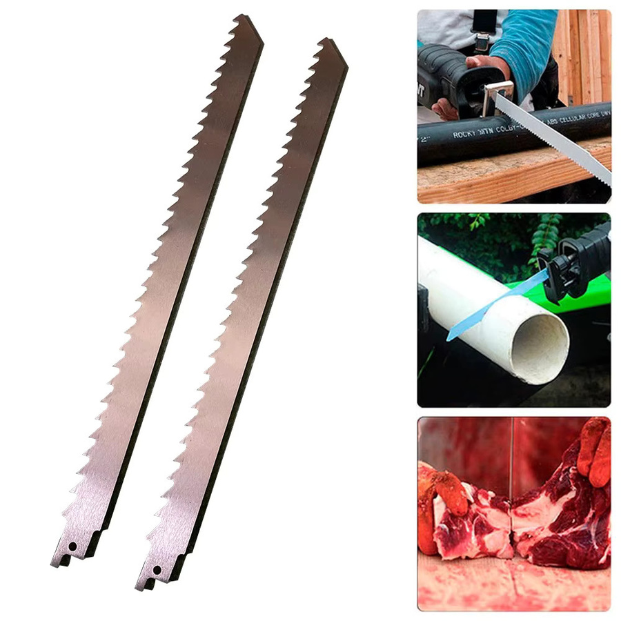 Vibratite S1211K Säbelsägeblätter Set aus Edelstahl für Holz, Metall und Kunststoff, Silber, Länge: 300 mm - Bild 4
