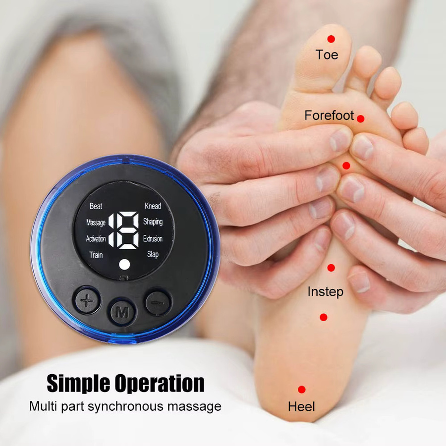 JBMBHC Elektrisches Fußmassagegerät EMS, Schwarz, Unisex - Bild 3