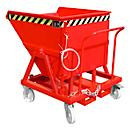 Bauer Südlohn Kippmulde KS 400 aus Stahl in Rot, B 122 cm, T 120 cm, H 111,5 cm - Bild 2