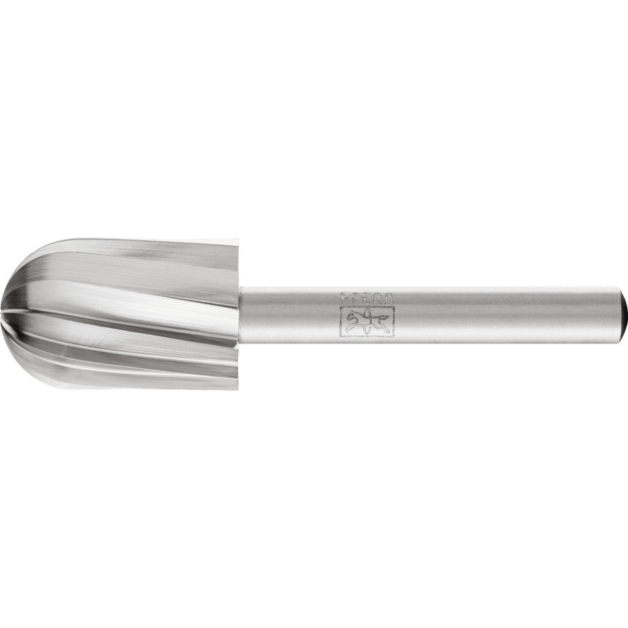 PFERD HSS Frässtift Walzenrundform für Aluminium, Farbe: Silber, Durchmesser: 16 mm, Arbeitslänge: 25 mm, Schaftdurchmesser: 6 mm - Bild 2
