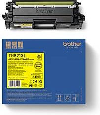 Original Brother Toner TN-821XLY Tonerpatrone für Laserdrucker in Gelb - Bild 1