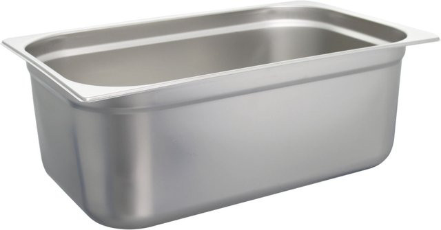 Schneider GN 1/1 Gastronormbehälter aus Edelstahl in Silber, Volumen: 26 l, Tiefe: 20 cm - Bild 1
