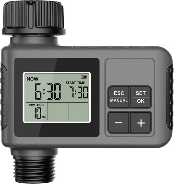 Insoma Automatischer Bewässerungstimer mit LCD-Display und IPX5 Wasserschutz für dein intelligentes Gartenbewässerungssystem - Bild 1
