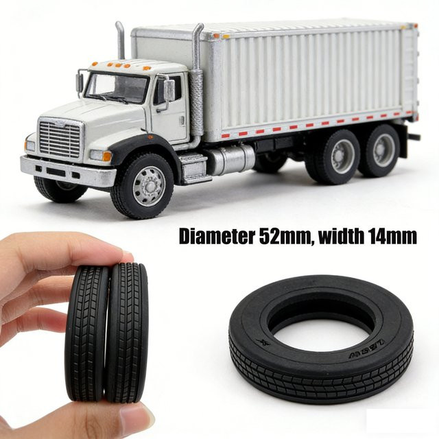 LESU Kleiner LKW-Reifen S-1287-1, 1:14, Zubehör, Gummi - Bild 1