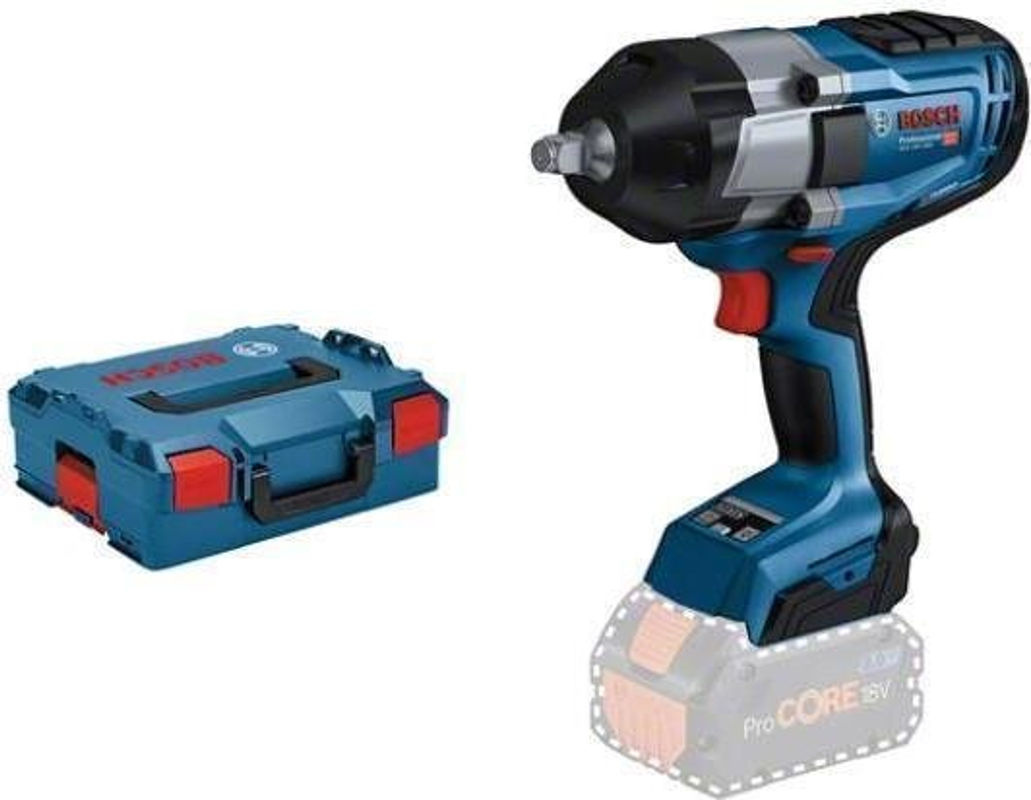 Bosch Professional BITURBO GDS 18V-1000 Akku-Schlagschrauber mit 1/2 Zoll Vierkantantrieb und 1000 Nm Drehmoment in Blau/Schwarz - Bild 2