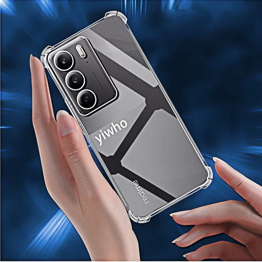 Stoßfeste Silikon Handyhülle für Realme C75 C65 C67 C63 C61 4G 5G in Transparent - Bild 5