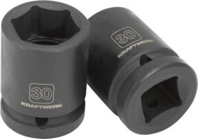 Kraftwerk Schlag-Stecknuss 3/4 Zoll 30 mm in Schwarz - Bild 1