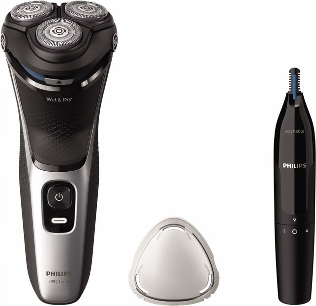Philips Herrenrasierer Series 3000, silber - Bild 1
