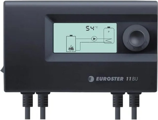 Euroster Differenzregler 11BU mit Anti-Stopp und LCD-Display in Schwarz, B/T/H: 150,0 x 90,0 x 52,0 cm - Bild 1