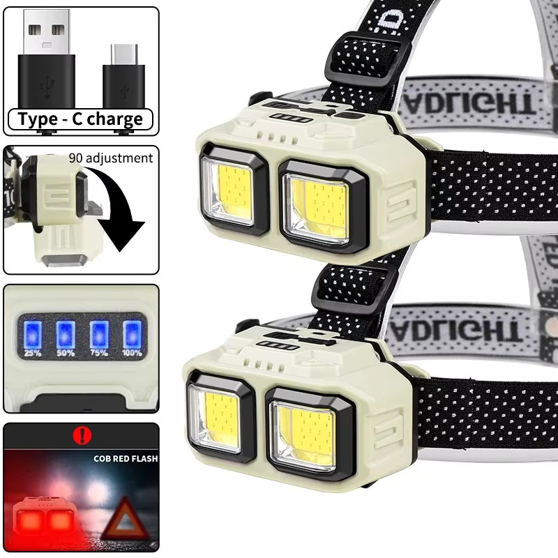 Heinast COB-LED-Scheinwerfer, wiederaufladbares weißes Arbeitslicht, wasserdichtes Floodlight für Outdoor, Camping und Reparaturarbeiten - Bild 2