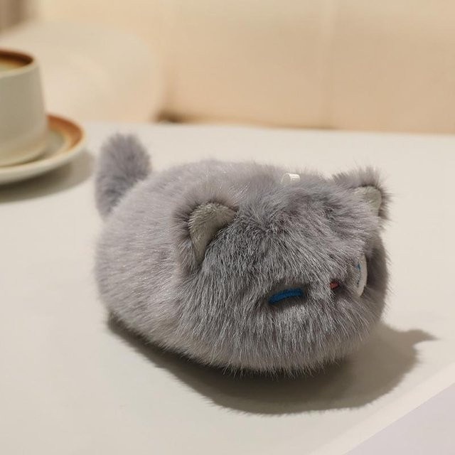 Yiran toy Katzen-Serie Puppe, Plüschtier, 16cm, Grau - Bild 1