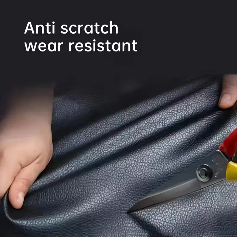 Selbstklebende Leder Reparatur Patches in Schwarz, wasserdichtes Kunstleder für Sofa, Stuhl und Auto, B: 30 cm, L: 200 cm - Bild 3