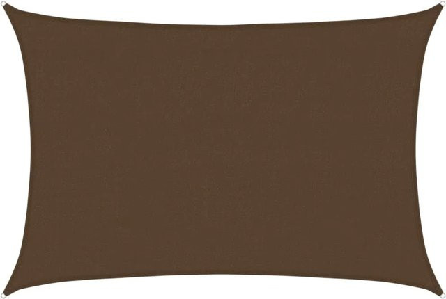 Furnicato Sonnensegel aus HDPE in Braun, Rechteckig, 4 x 5 m - Bild 1