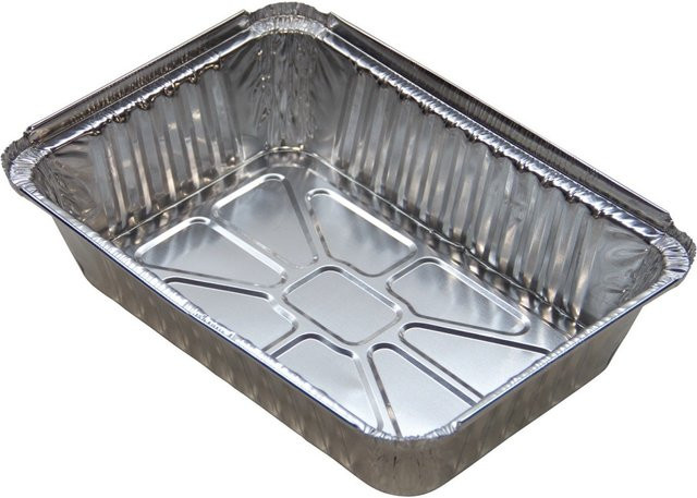 Char-Broil Tropfschale aus Aluminium in Silber, 10er Pack, B: 33 cm, T: 23 cm, H: 9 cm - Bild 1