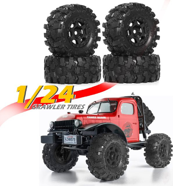 RS Red Spider 1.0 Beadlock Wheel Mud Tires Set, Zubehör, Rot - Bild 1