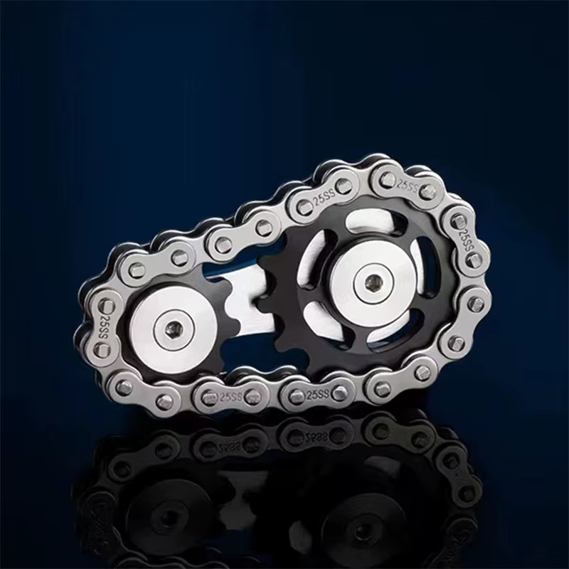 AHHLCLT Metall Hand Spinner Kette Getriebe, Fidget Spielzeug - Bild 1