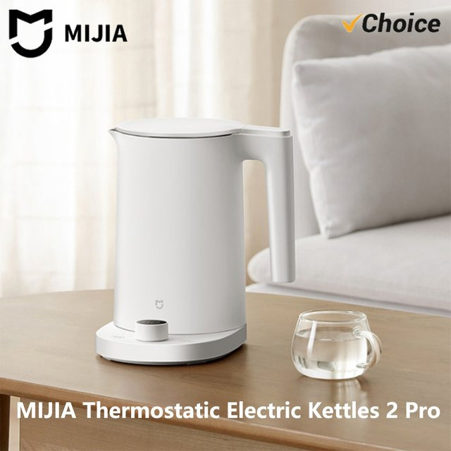 Mijia Smart Kettle 2 Pro Elektrischer Wasserkocher mit LED-Display und 24H Temperaturkonstante, Weiß, 24,2 l - Bild 1