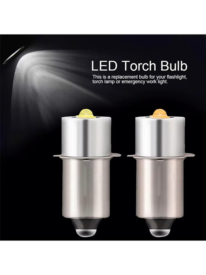 VASTFIRE LED Upgrade-Leuchtmittel E10 mit 5W, Weiß, 6500K Cool White, Ersatzlampen für Taschenlampen und Arbeitsleuchten - Bild 4