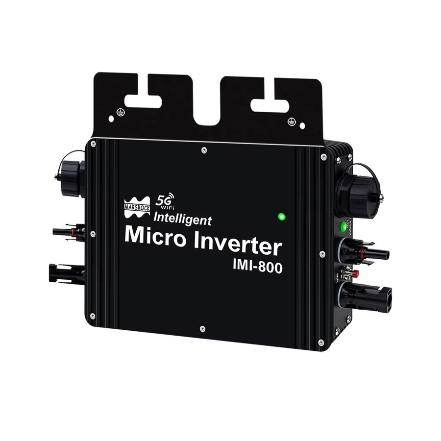 800 W MPPT Grid Tie Micro Solar Inverter mit WLAN und IP65 Schutz, 22–50 VDC Solarpanel Eingang für 120 VAC oder 230 VAC, Schwarz - Bild 2