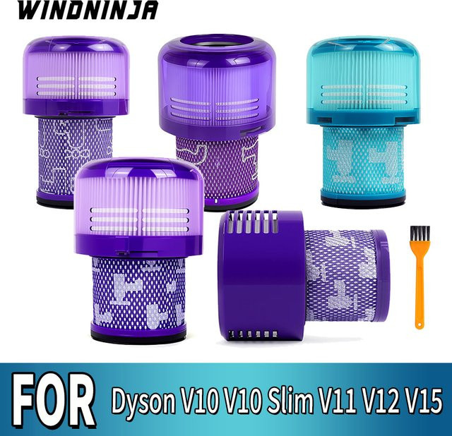 Waschbarer HEPA-Ersatzfilter für Dyson Staubsauger V10 V11 V12 V15 Slim in Purple - Bild 1