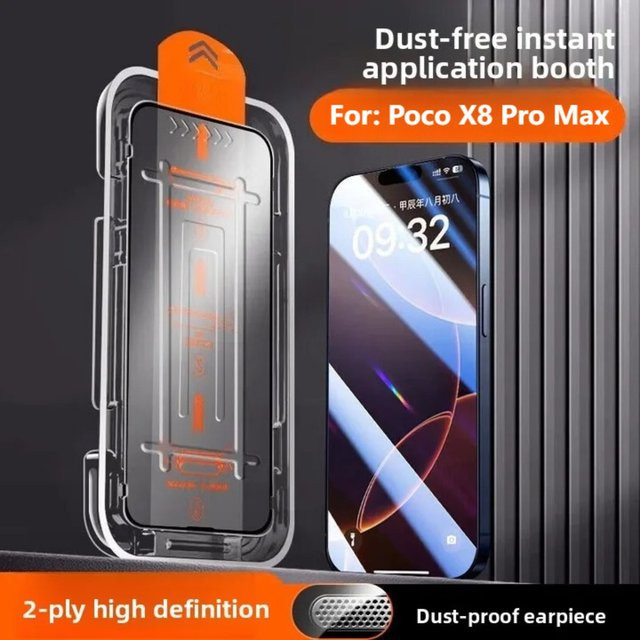 2 Stück Xiaomi Schutzfolie aus gehärtetem Glas für POCO X8 Pro Max X8 Pro Redmi Turbo 5 5 Max, Transparent - Bild 1