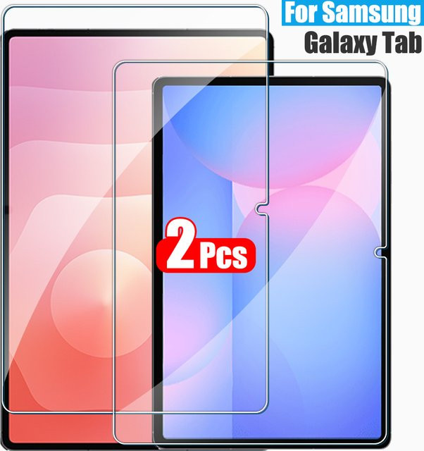 2er-Pack Displayschutzfolie aus gehärtetem Glas für Samsung Galaxy Tab S11 Ultra, S10 FE Plus, S10 Lite, A11 Plus, A9, A11+ und A9+ in Transparent - Bild 1