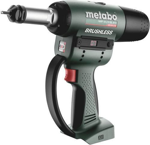Metabo Akku-Nietmutternpistole NMP 18 LTX BL M10 in Grün - Bild 1