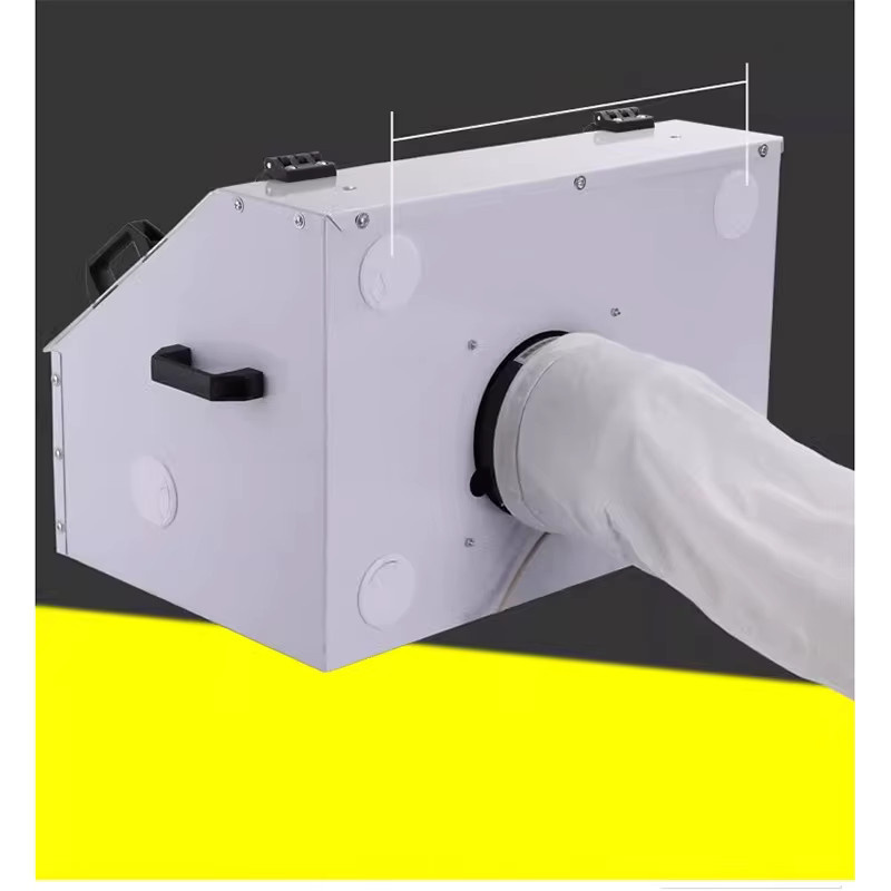 Staubschutzbox für Schleifarbeiten und Polieren in Weiß - Bild 6
