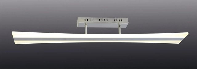 Näve LED Deckenleuchte Barrel in Silber mit Acryl und Metall, B/H/T: 99,4 x 14 x 11,5 cm - Bild 3