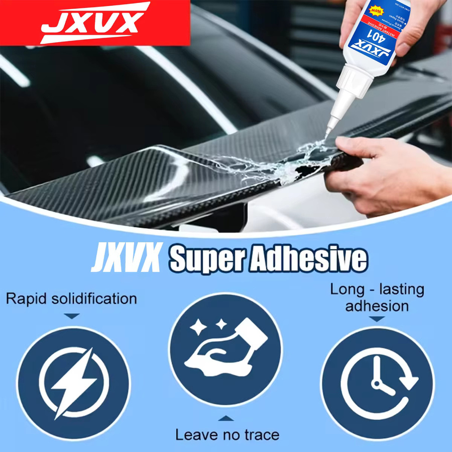 JXVX 401 Mehrzweck-Superkleber Cyanacrylat in Transparent, 20 g - Bild 3
