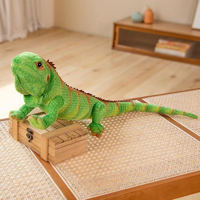 Kidsly Chamäleon Plüsch Spielzeug, grün, 95cm, ab 14 Jahren - Bild 1