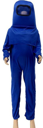 Among Us Kinder-Werwolf Halloween-Kostüm, Weltraum, Blau, ab 6 Jahre