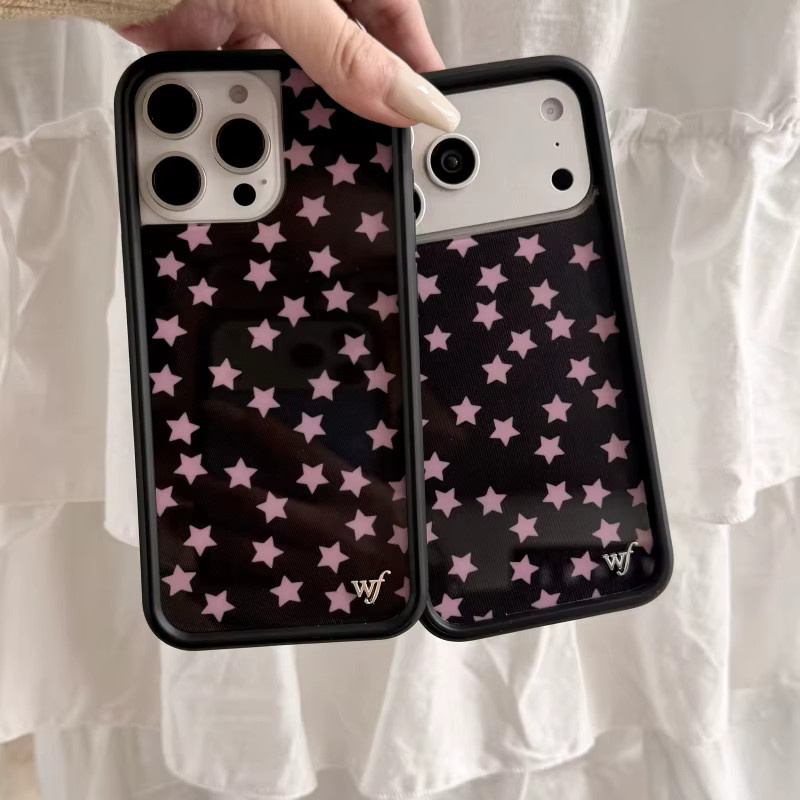 Potdemiel Glänzende Sternen-Handyhülle Wildflower x Super Cute Stars für iPhone 17 16 15 14 13 12 Pro Max Plus in Multicolour - Bild 3