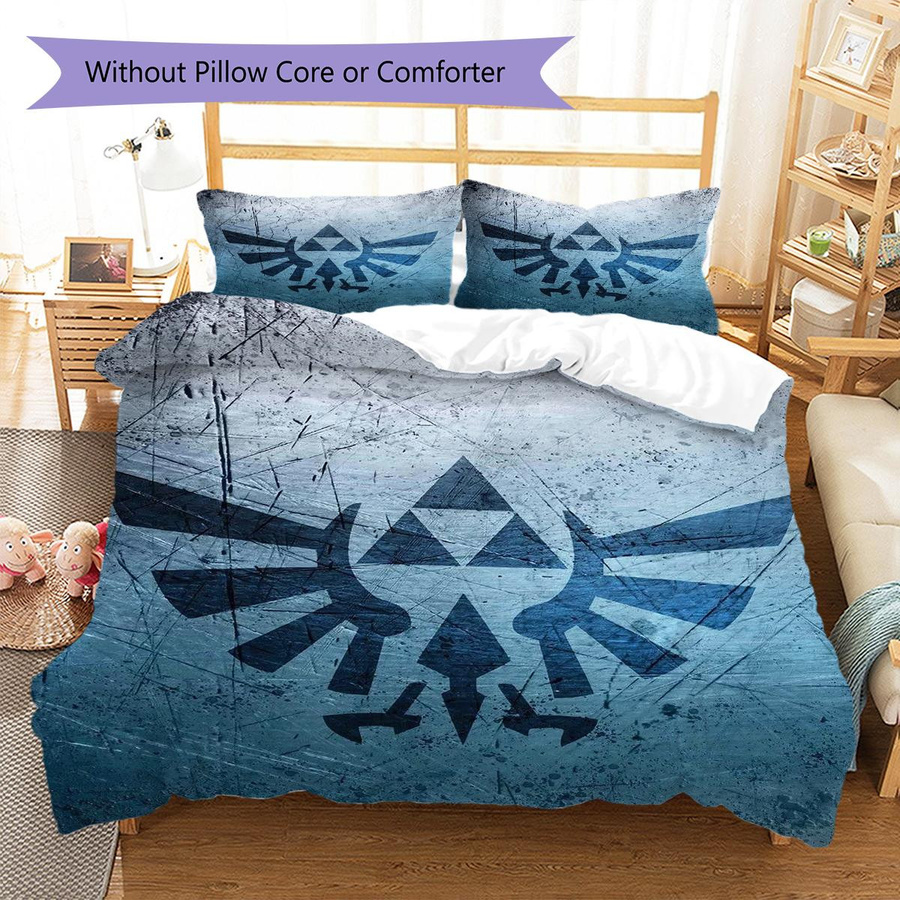 Zelda Muster Bettwäsche Set mit Bettbezug und 2 Kissenbezügen B/H: 140 x 200 cm - Bild 2