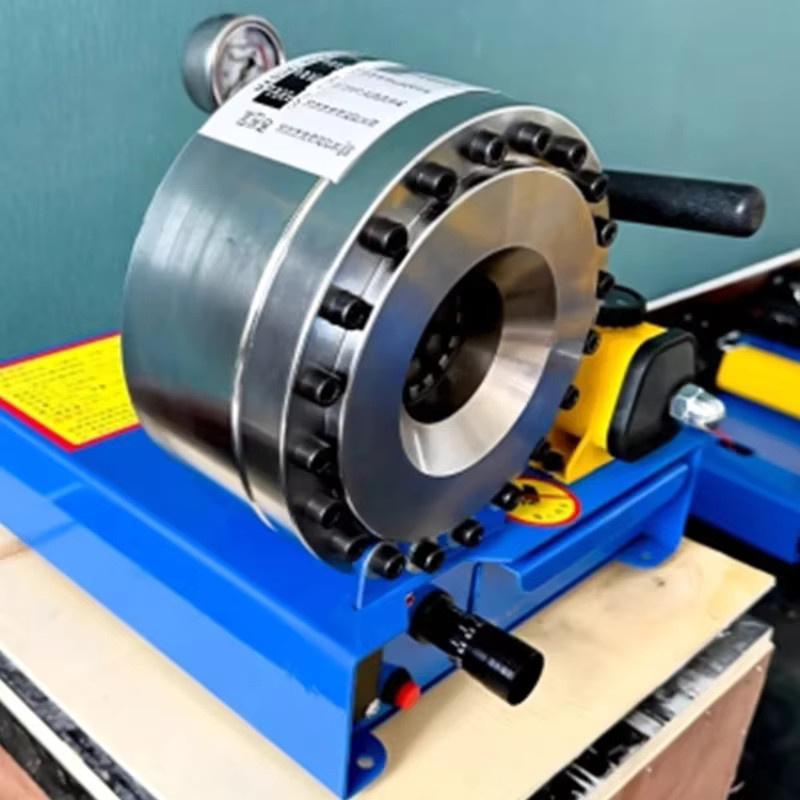 YunlinLi Manuelle Rohr-Crimpmaschine für Ölrohre, hydraulische Schlauchpresse mit 7 Formen und explosionsgeschützter Hochdruck-Rohrbremse - Bild 3