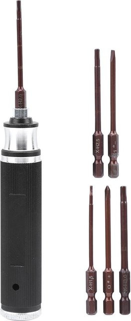 Fishine 6-in-1 Sechskant-Schraubendreher-Werkzeugsatz für RC-Modell-Reparaturen in Grau und Schwarz - Bild 1