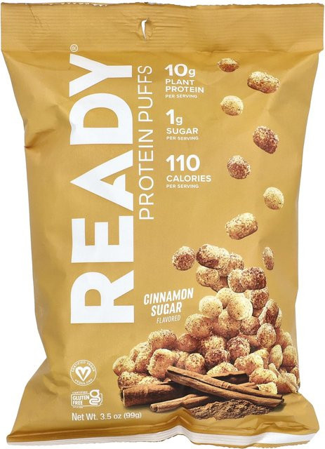 Ready Protein Puff Zimtzucker vegan 99 g - Bild 1